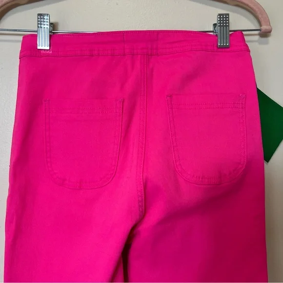 Judith March Pink Wide Leg Jeans with Green Side Stripe. Medium. NWOT - Picture 7 of 9